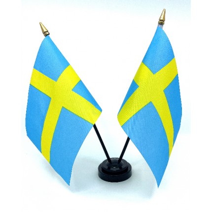 TIR, BUS a karavan - Stolní vlajky - Švédsko