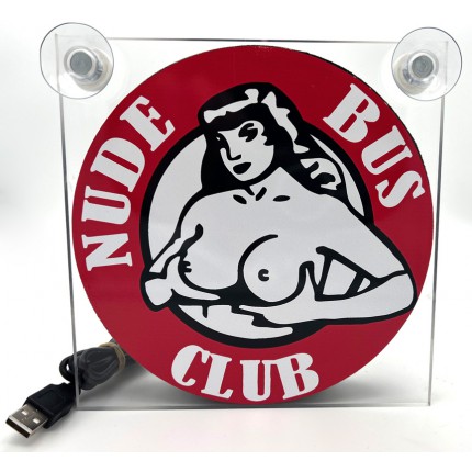 TIR, BUS a karavan - Světelný LED box – Nude Bus Club USB