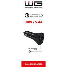 WG Nabíječka bez kabelu, 2x USB-A, 1x rychlonabíjení, 5,4 A