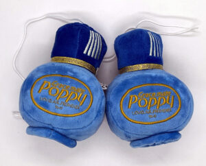 Plyšové POPPY lahvičky - modré