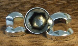 Kryt šroubů kol  - chrom plast