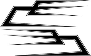 Samolepka Dánský šíp