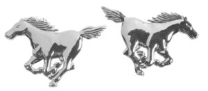 Chromový emblém “2 HORSES”