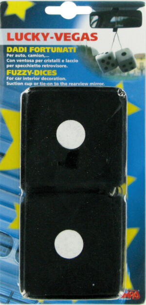 Dekorativní kostky s přísavkou - černé