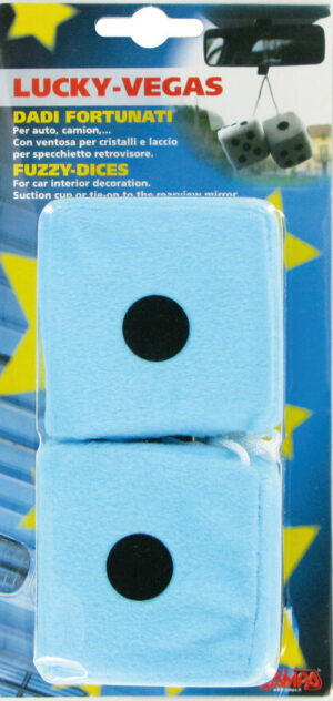 Dekorativní kostky s přísavkou - modré