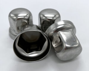 Kryt šroubů kol 32mm - nerez ocel (sada 20ks)