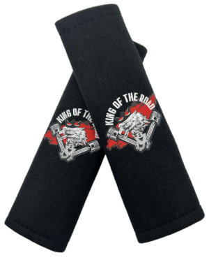 Návlek bezpečnostních pásů - "Eagle King Of The Road RED"