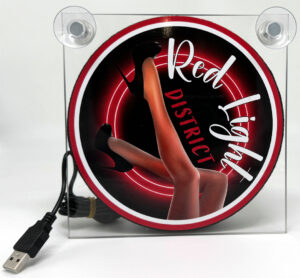 Světelný LED box - Black Heels USB