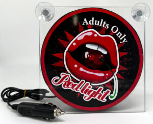 Světelný LED box - Red Lips 12/24V