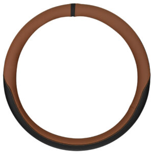 Potah na volant 44-46 cm, kožený - hnědý