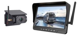 Bezdrátový parkovací a couvací set - monitor 7"+ solární kamera