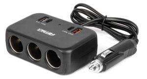 Roztrojka zapalovače s USB na 12/24V